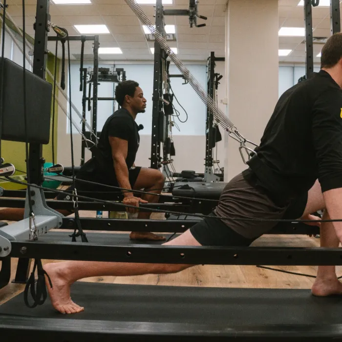 athletes exercise on the True Movement Platform